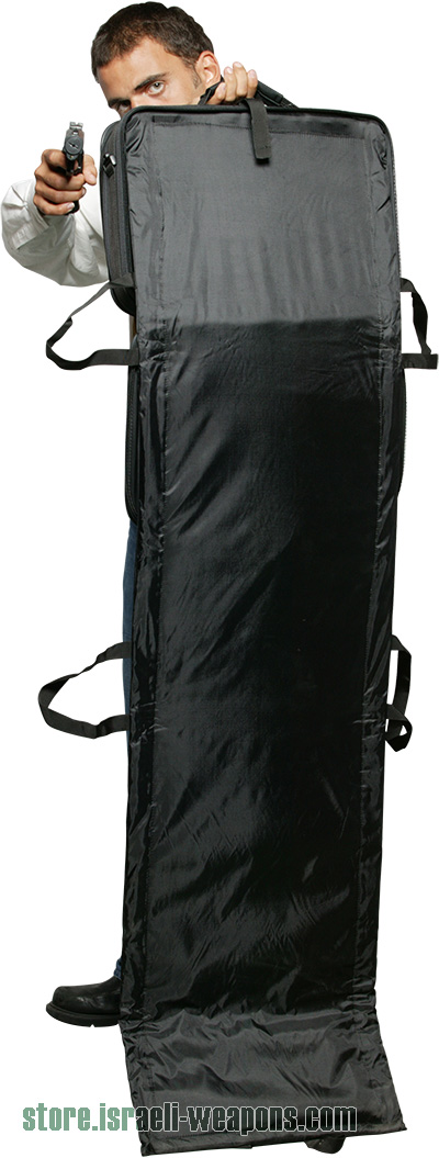 Bullet Blocker Briefcase Full Length Drop down Shield