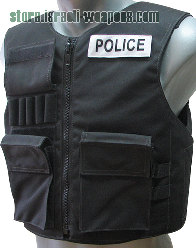 Hagor Police External BulletProof Body Armor Vest with Zipper Level IIIA 3A