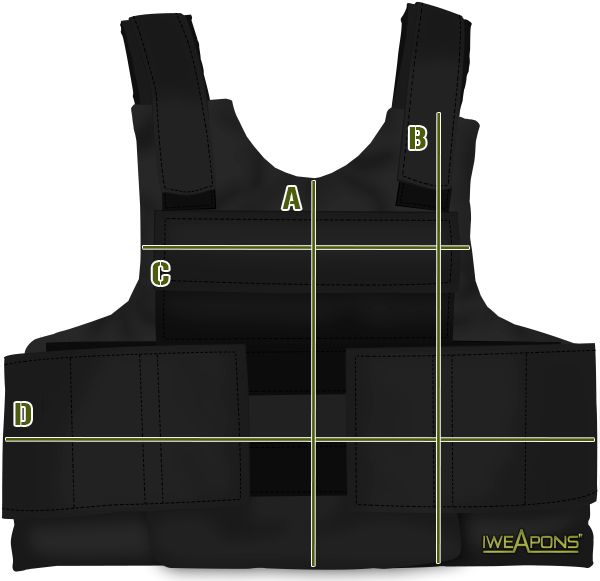 IWEAPONS® MOLLE Bulletproof Vest with Neck Protection and Body