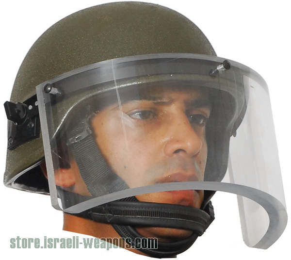 bulletproof helmet with face shield